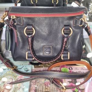 Dooney & Brook Florentine Leather Micro Satchel Purse in luxurious thick leather